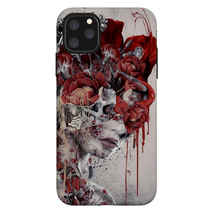 iPhone 11 Pro Max StrongFit Queen of Skulls by Riza Peker