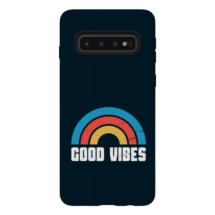 Galaxy S10 StrongFit Good Vibes by TMSarts