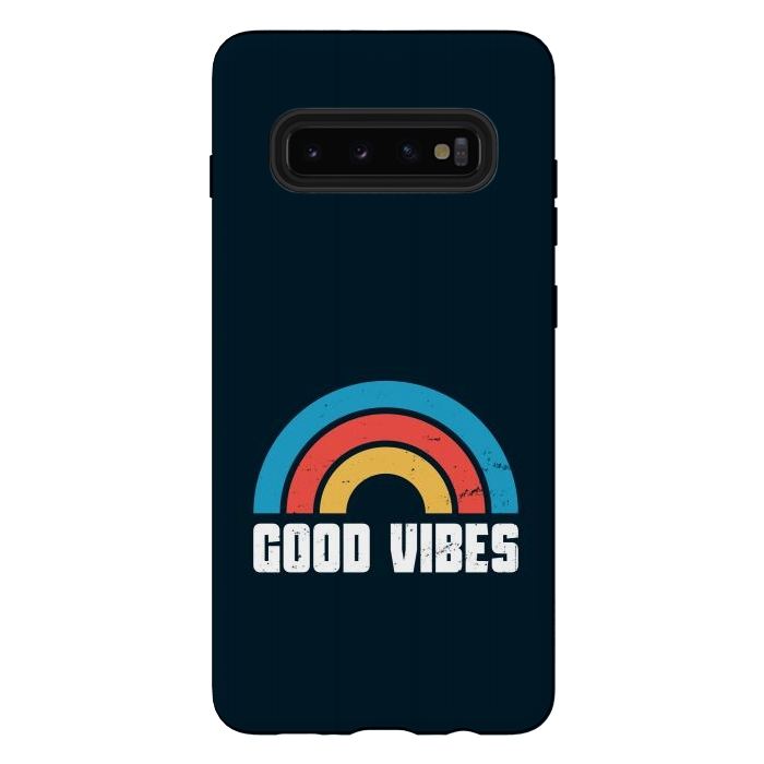 Galaxy S10 plus StrongFit Good Vibes by TMSarts