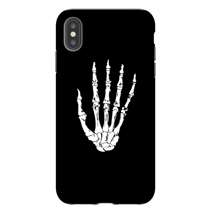 iPhone Xs Max StrongFit Skeleton Hand by TMSarts