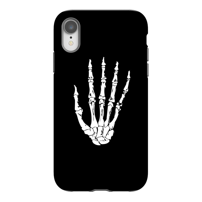 iPhone Xr StrongFit Skeleton Hand by TMSarts