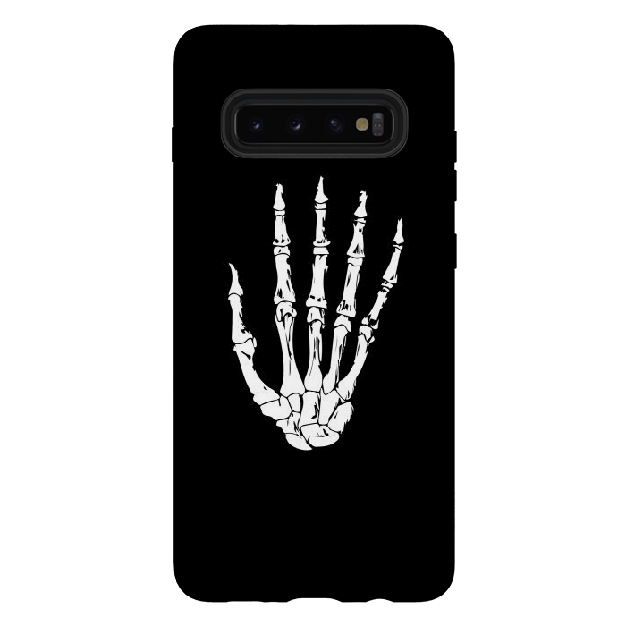 Galaxy S10 plus StrongFit Skeleton Hand by TMSarts