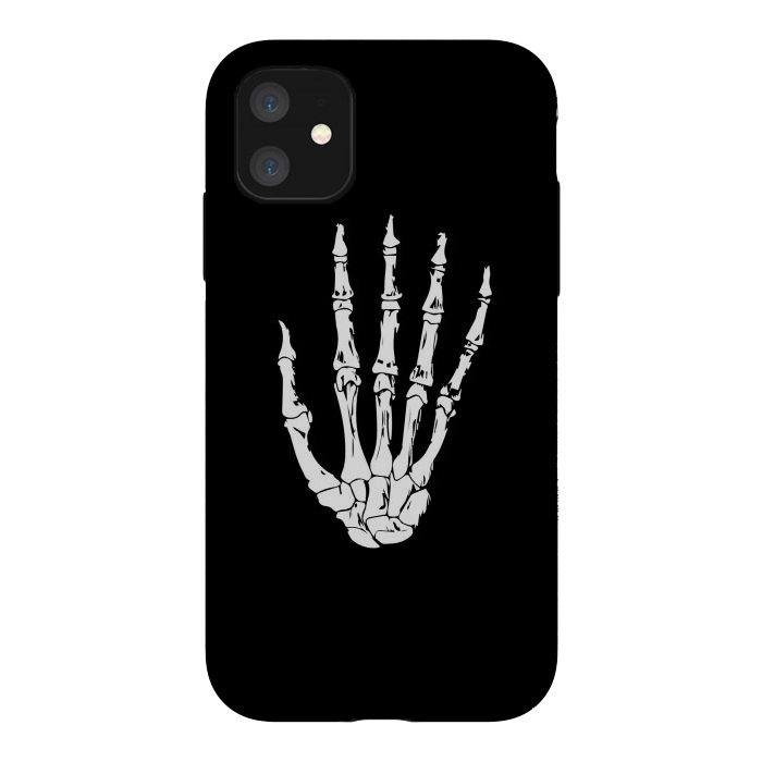 iPhone 11 StrongFit Skeleton Hand by TMSarts
