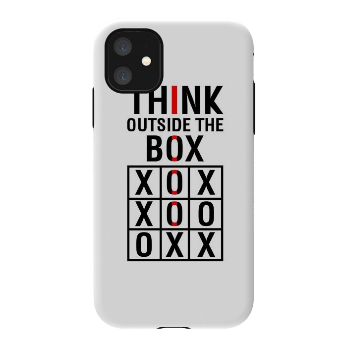 iPhone 11 StrongFit Think Outside The Box by TMSarts