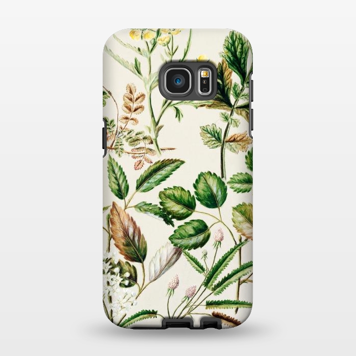 Galaxy S7 EDGE StrongFit Botanic Collage by Zala Farah