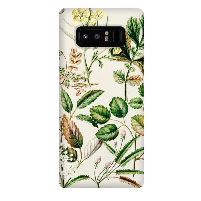 Galaxy Note 8 StrongFit Botanic Collage by Zala Farah