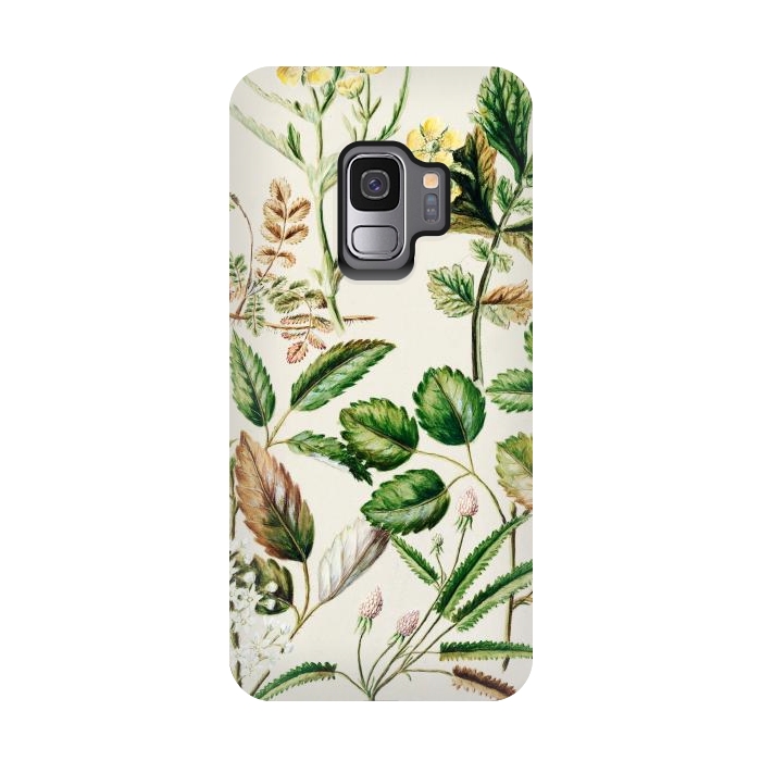 Galaxy S9 StrongFit Botanic Collage by Zala Farah