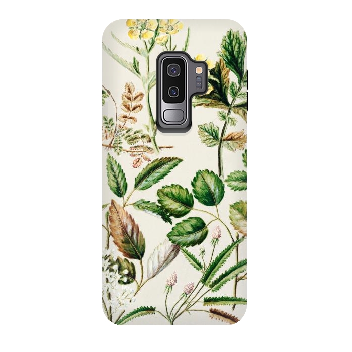 Galaxy S9 plus StrongFit Botanic Collage by Zala Farah