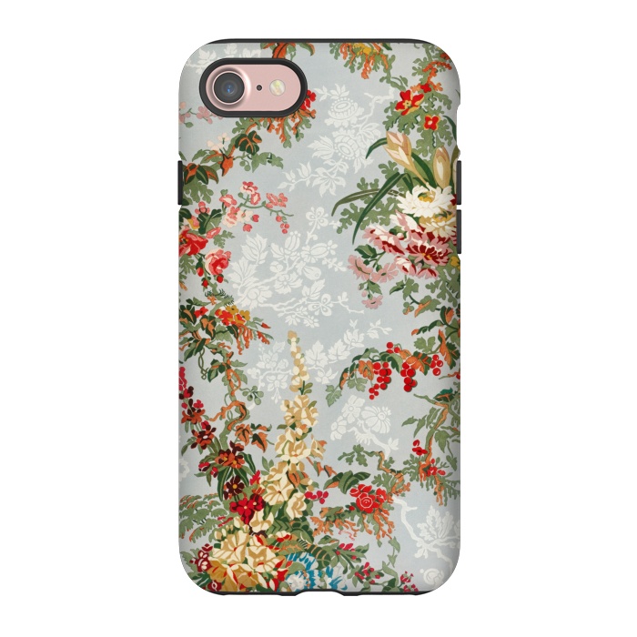 iPhone 7 StrongFit Industrial Floral Print by Zala Farah