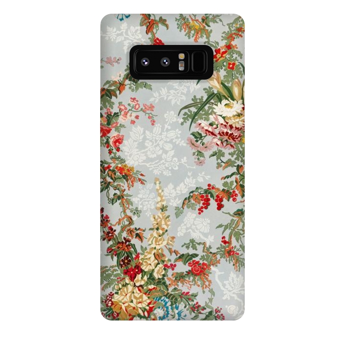 Galaxy Note 8 StrongFit Industrial Floral Print by Zala Farah