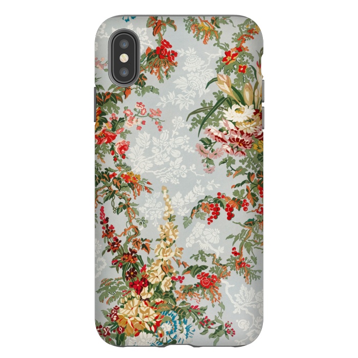 iPhone Xs Max StrongFit Industrial Floral Print by Zala Farah