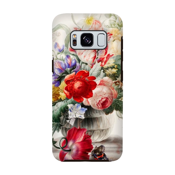 Galaxy S8 StrongFit Flowers in Vase by Zala Farah