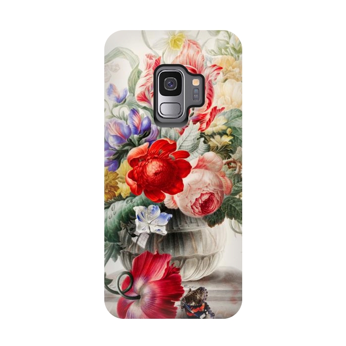 Galaxy S9 StrongFit Flowers in Vase by Zala Farah
