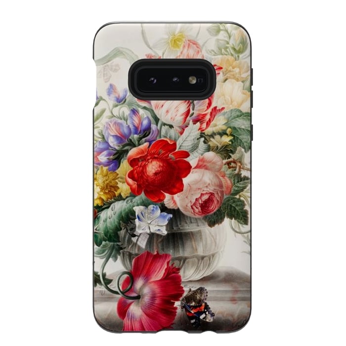 Galaxy S10e StrongFit Flowers in Vase by Zala Farah