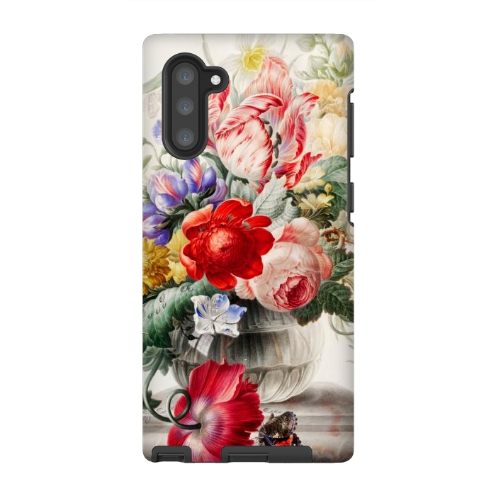 Galaxy Note 10 StrongFit Flowers in Vase by Zala Farah