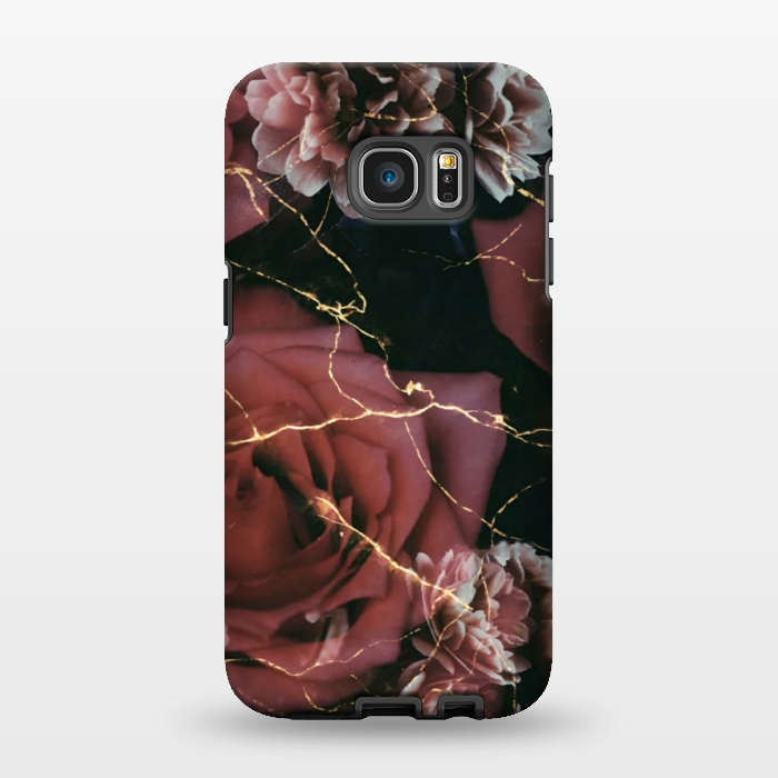 Galaxy S7 EDGE StrongFit Aesthetic roses by Jms