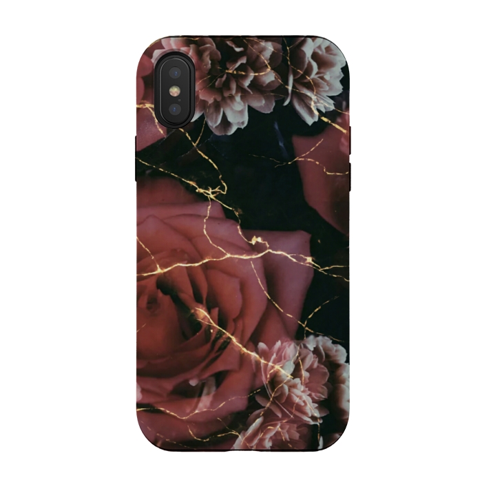 iPhone Xs / X StrongFit Aesthetic roses by Jms