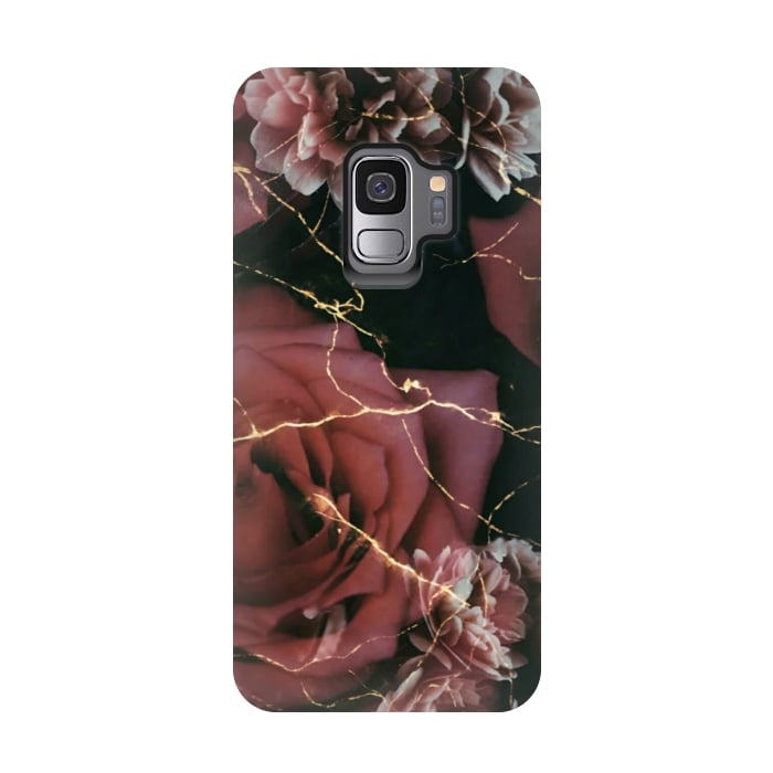 Galaxy S9 StrongFit Aesthetic roses by Jms