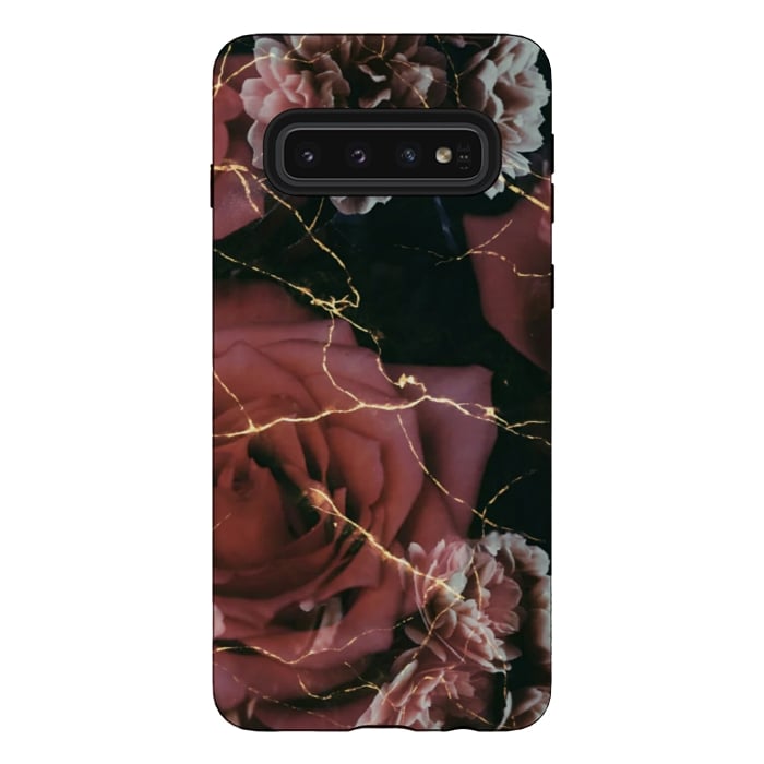 Galaxy S10 StrongFit Aesthetic roses by Jms