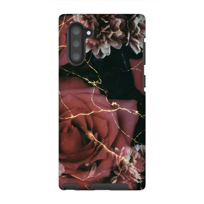 Galaxy Note 10 StrongFit Aesthetic roses by Jms