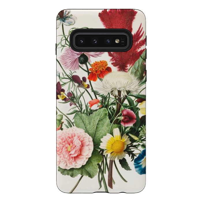 Galaxy S10 StrongFit Vintage Bouquet by Zala Farah