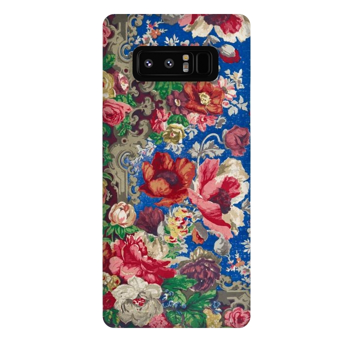 Galaxy Note 8 StrongFit Blue Carpet Print by Zala Farah