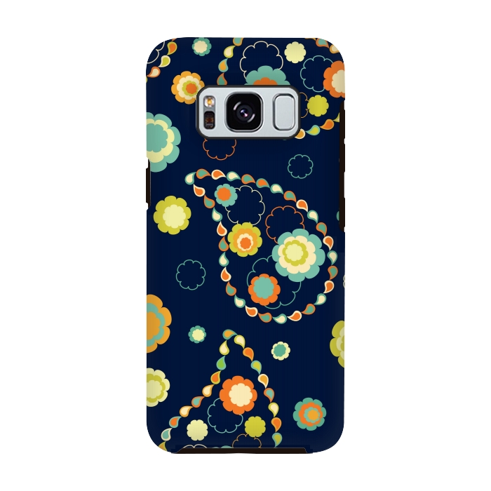 Galaxy S8 StrongFit ethnic floral print  4 by MALLIKA