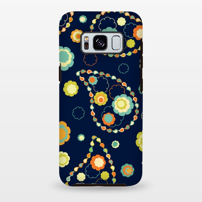 Galaxy S8 plus StrongFit ethnic floral print  4 by MALLIKA