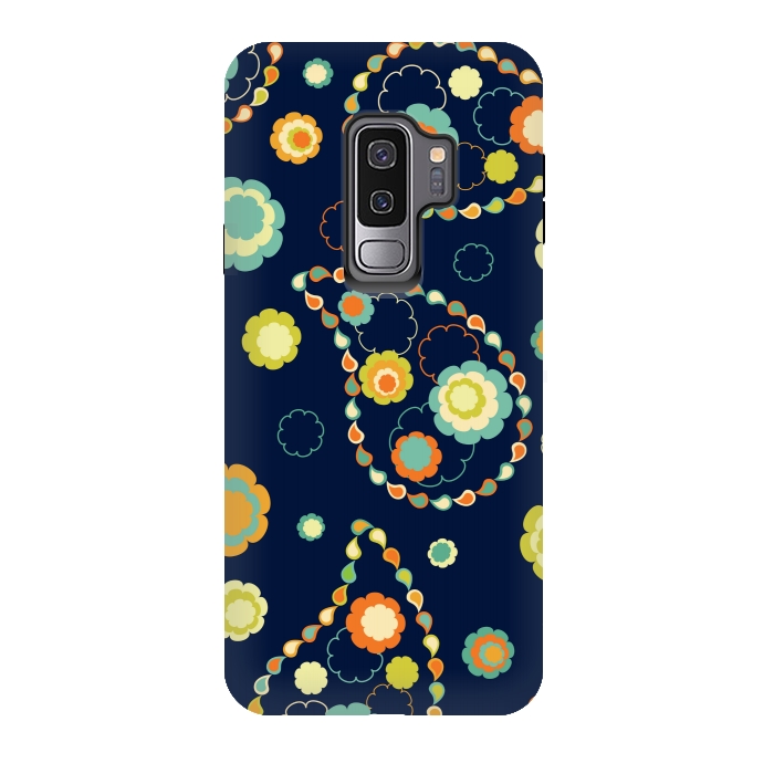 Galaxy S9 plus StrongFit ethnic floral print  4 by MALLIKA
