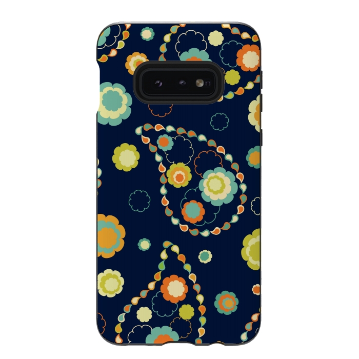 Galaxy S10e StrongFit ethnic floral print  4 by MALLIKA