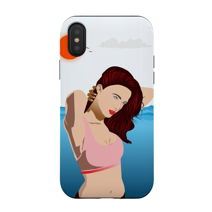 iPhone Xs / X StrongFit Ocean Bath by Creativeaxle