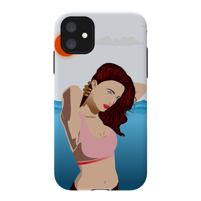 iPhone 11 StrongFit Ocean Bath by Creativeaxle