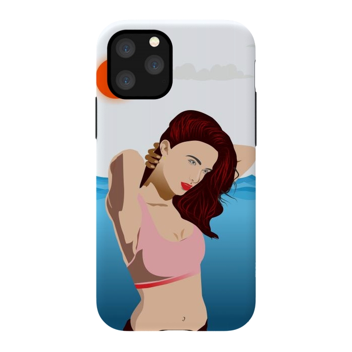 iPhone 11 Pro StrongFit Ocean Bath by Creativeaxle