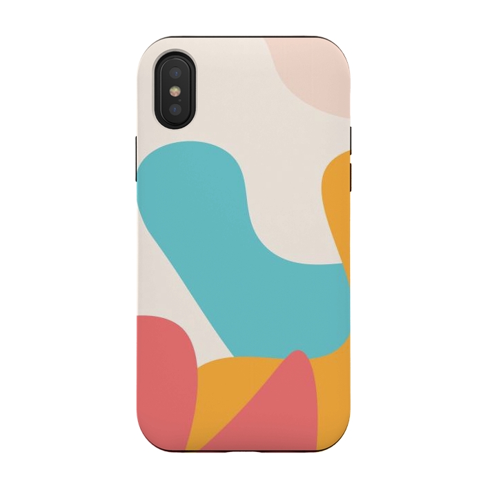 iPhone Xs / X StrongFit Geometrical Shapes by Creativeaxle