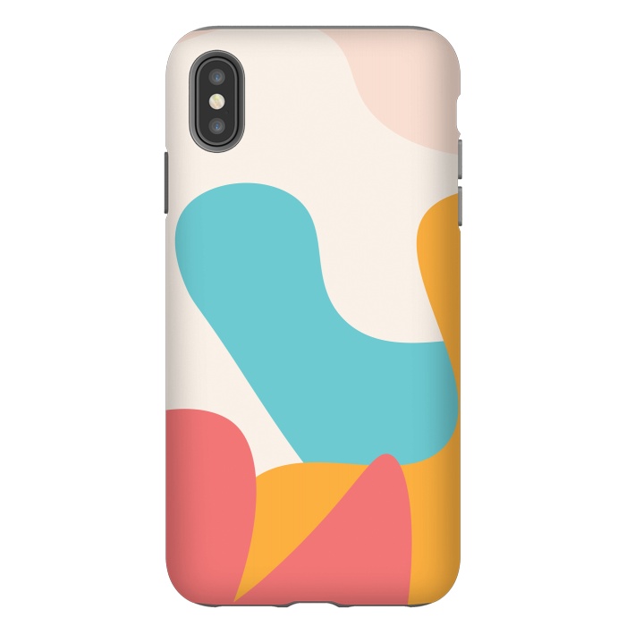 iPhone Xs Max StrongFit Geometrical Shapes by Creativeaxle