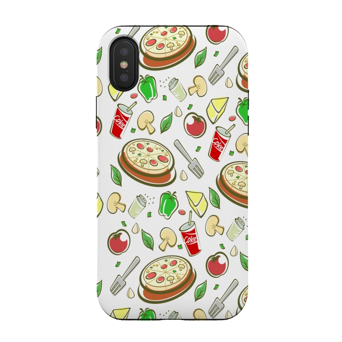 iPhone Xs / X StrongFit pizza is love 3  by MALLIKA