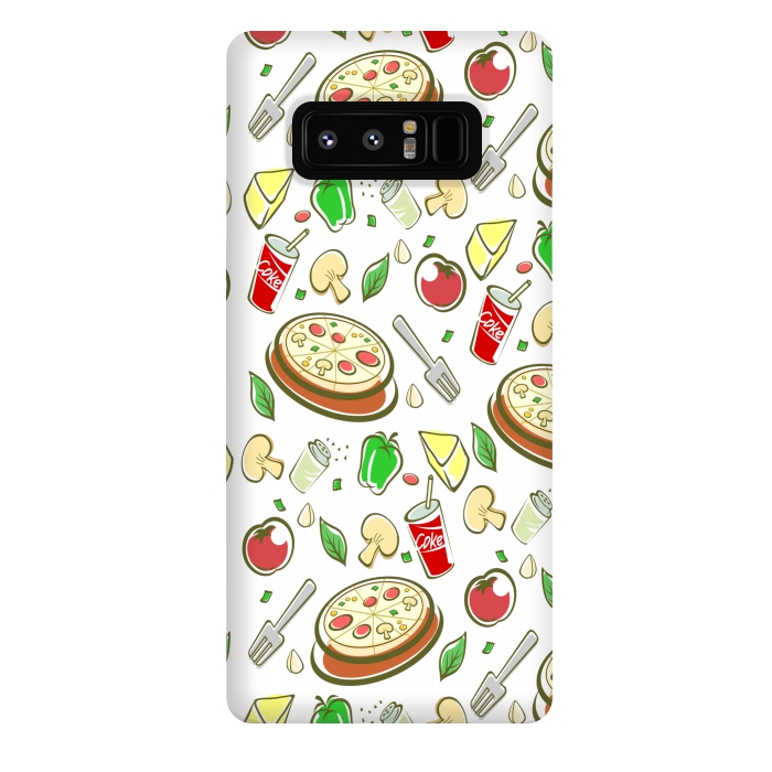 Galaxy Note 8 StrongFit pizza is love 3  by MALLIKA