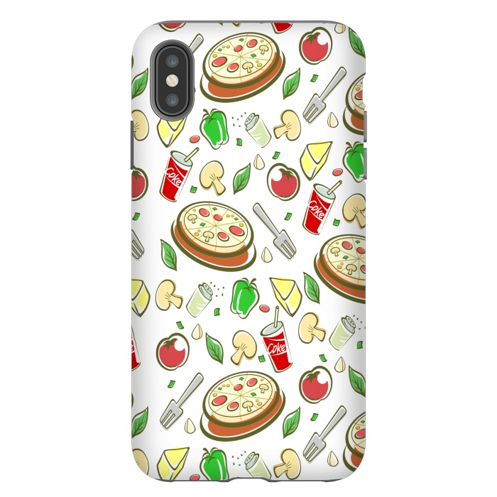 iPhone Xs Max StrongFit pizza is love 3  by MALLIKA