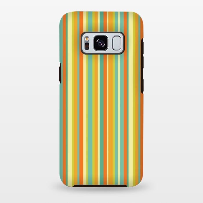 Galaxy S8 plus StrongFit MULTI COLOURED LINES 2 by MALLIKA