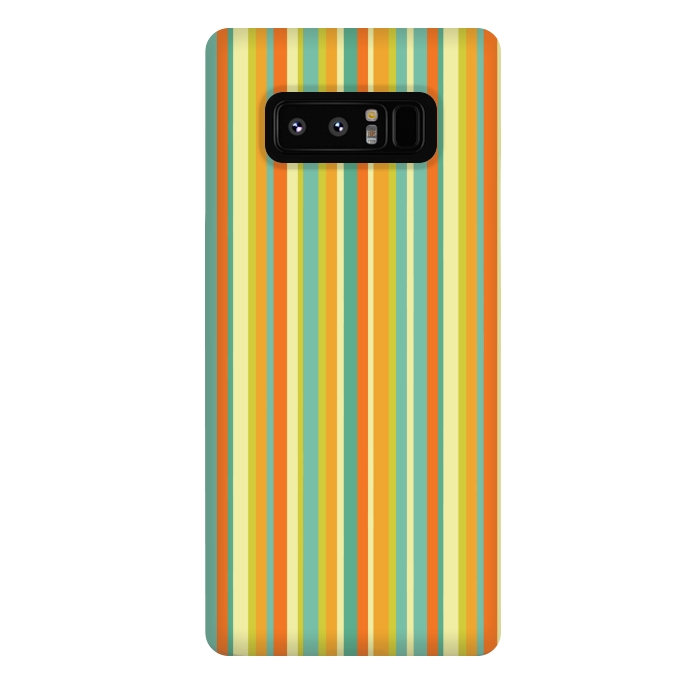 Galaxy Note 8 StrongFit MULTI COLOURED LINES 2 by MALLIKA