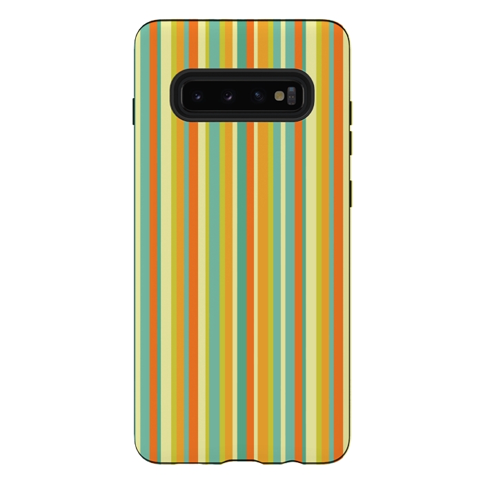 Galaxy S10 plus StrongFit MULTI COLOURED LINES 2 by MALLIKA