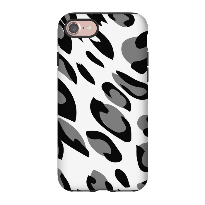 iPhone 7 StrongFit gray animal print by haroulita