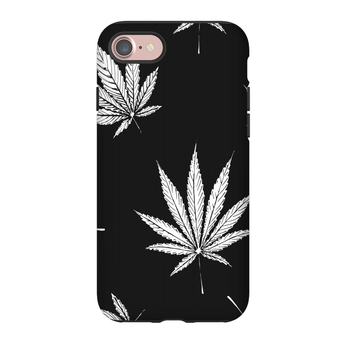 iPhone 7 StrongFit marijuana leaf by haroulita