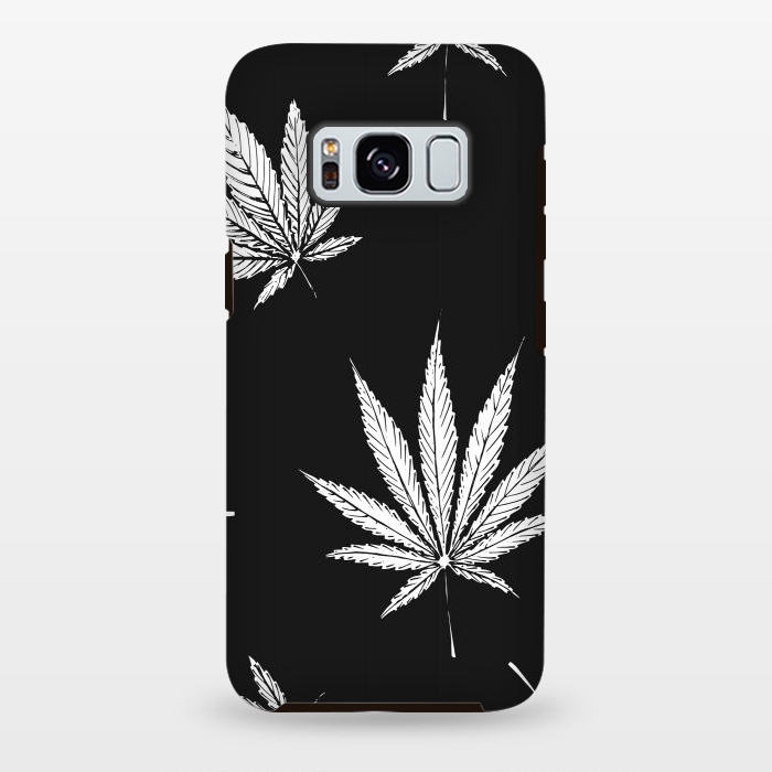 Galaxy S8 plus StrongFit marijuana leaf by haroulita