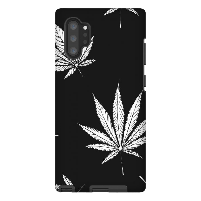 Galaxy Note 10 plus StrongFit marijuana leaf by haroulita