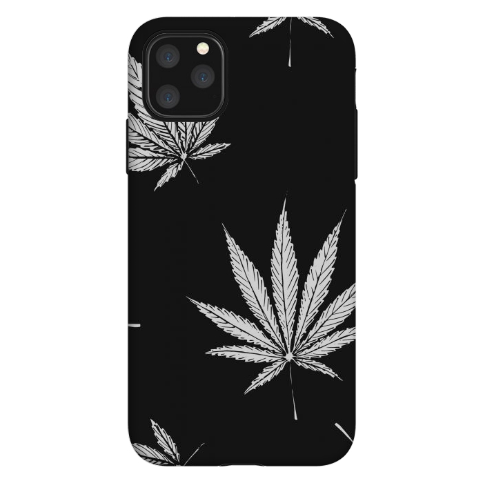 iPhone 11 Pro Max StrongFit marijuana leaf by haroulita