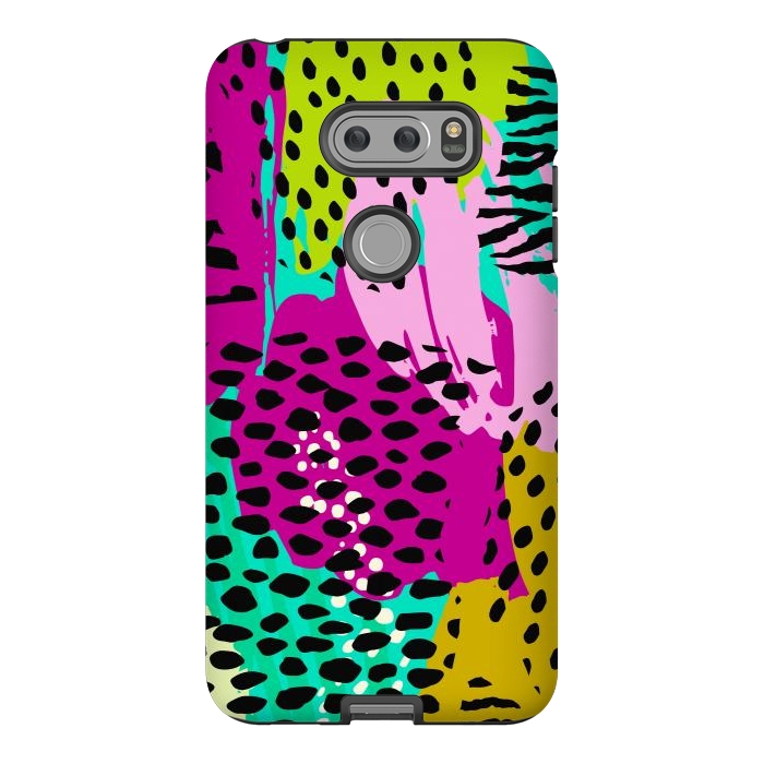 V30 StrongFit colorful abstract animal print by haroulita
