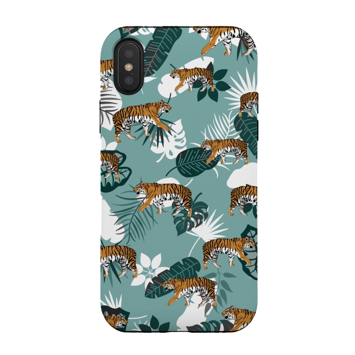 iPhone Xs / X StrongFit Tiger by Jms