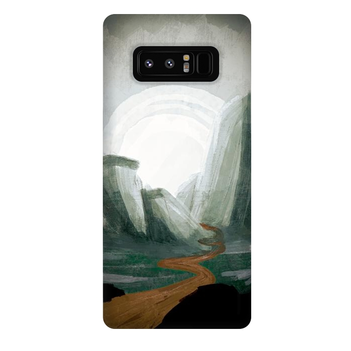 Galaxy Note 8 StrongFit The great green hills by Steve Wade (Swade)