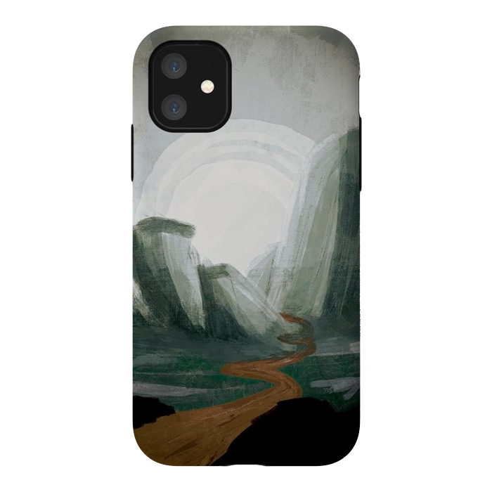 iPhone 11 StrongFit The great green hills by Steve Wade (Swade)